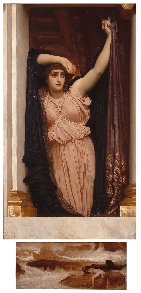 Detail of The Last Watch of Hero, 1887 by Frederic Leighton