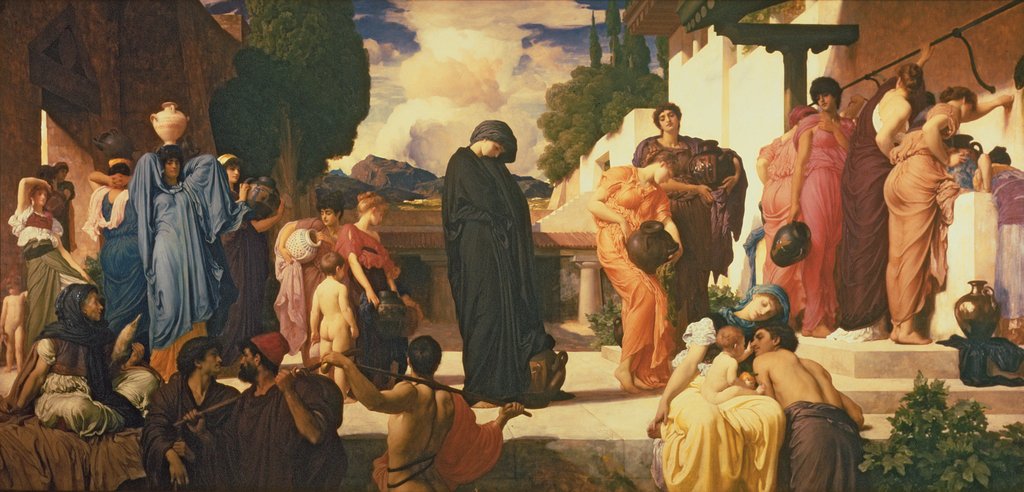 Detail of Captive Andromache, c.1888 by Frederic Leighton