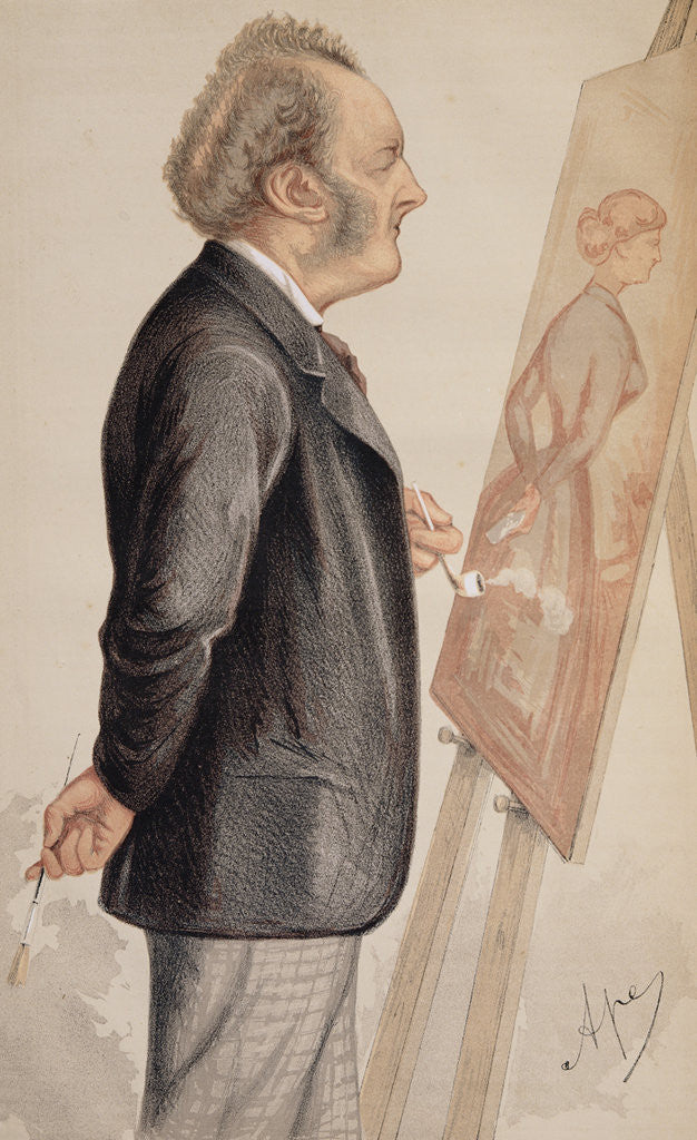Detail of A Converted Pre-Raphaelite by Carlo Pellegrini