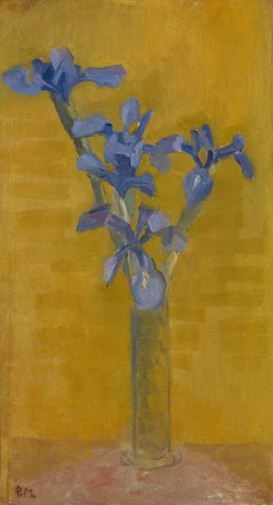 Detail of Irises, c.1910 by Piet Mondrian
