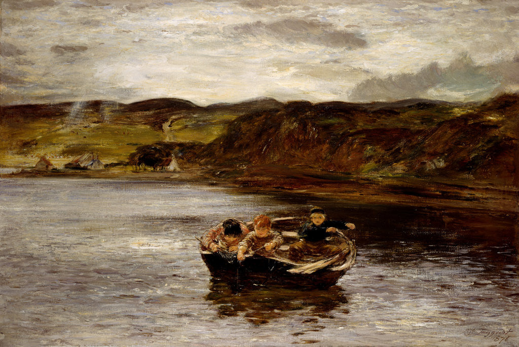Detail of The Young Fishers by William McTaggart