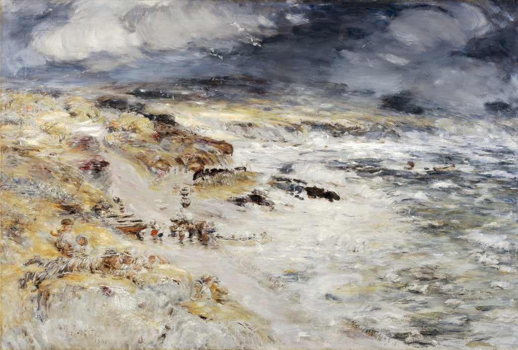 Detail of The Storm by William McTaggart
