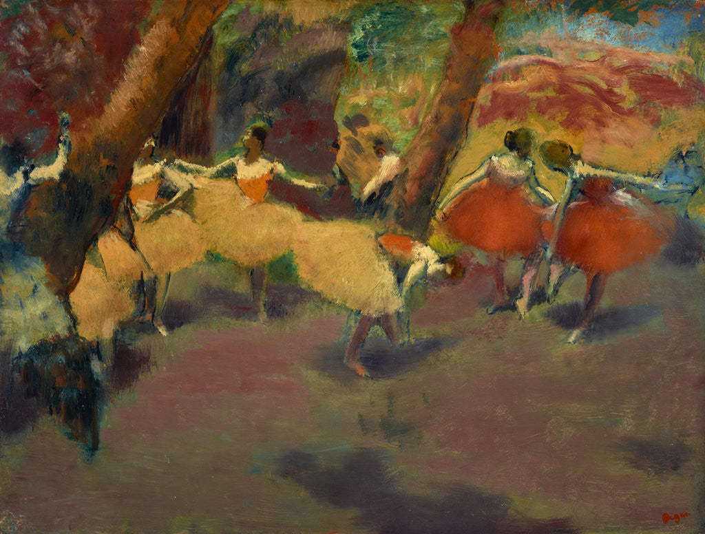 Detail of Before the Performance by Hilaire-Germain-Edgar Degas