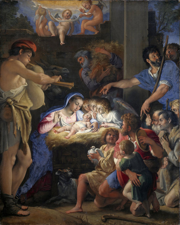 The Adoration of the Shepherds posters & prints by Domenichino