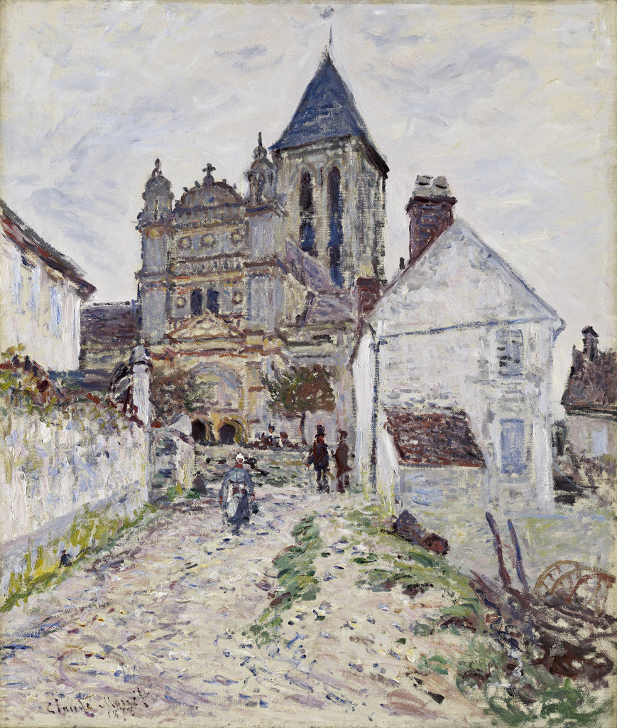 Detail of The Church at Vétheuil by Claude Monet