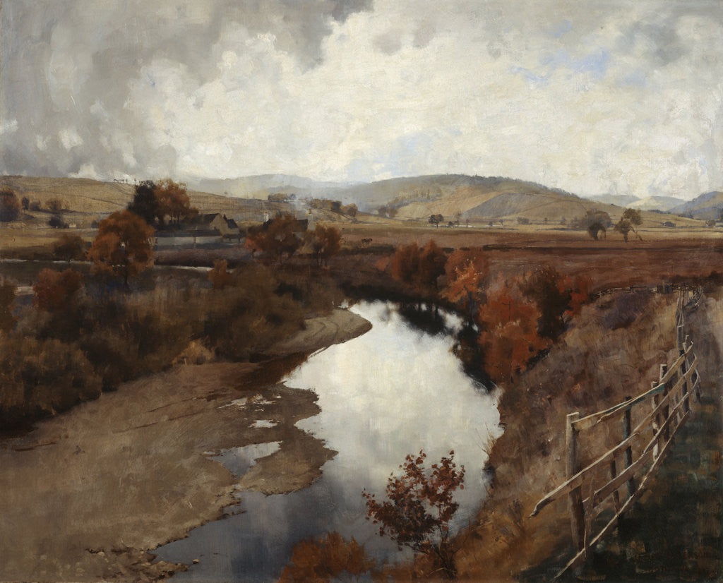 Detail of Autumn in Glencairn, Moniaive by James Paterson