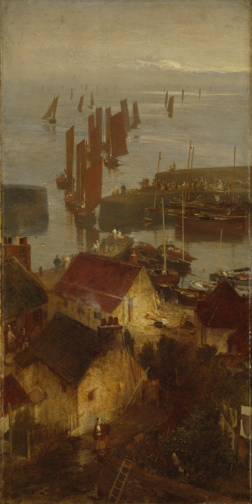 Detail of Stonehaven Harbour by Sir William Fettes Douglas
