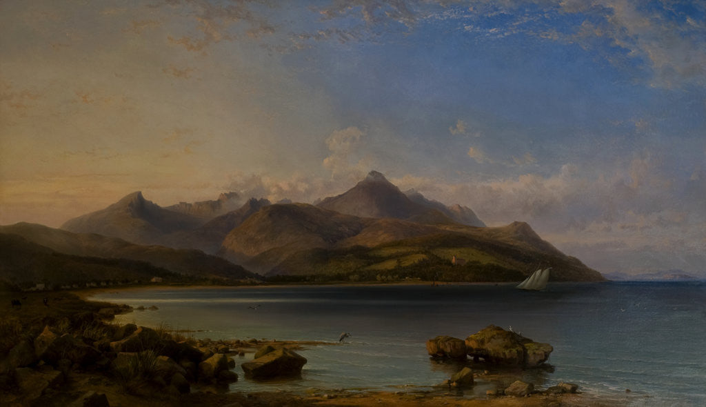 Detail of View of Brodick Bay, 1857 by George Edwards Hering