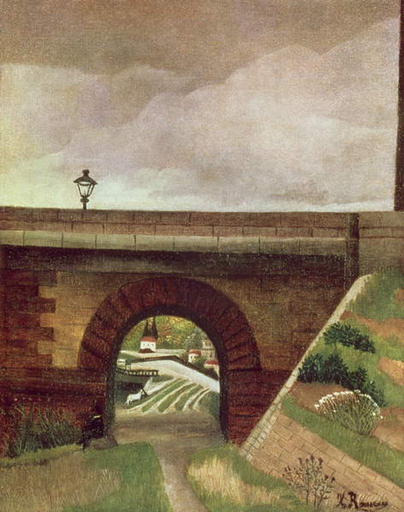 Detail of Sevres Bridge by Henri J.F. Rousseau