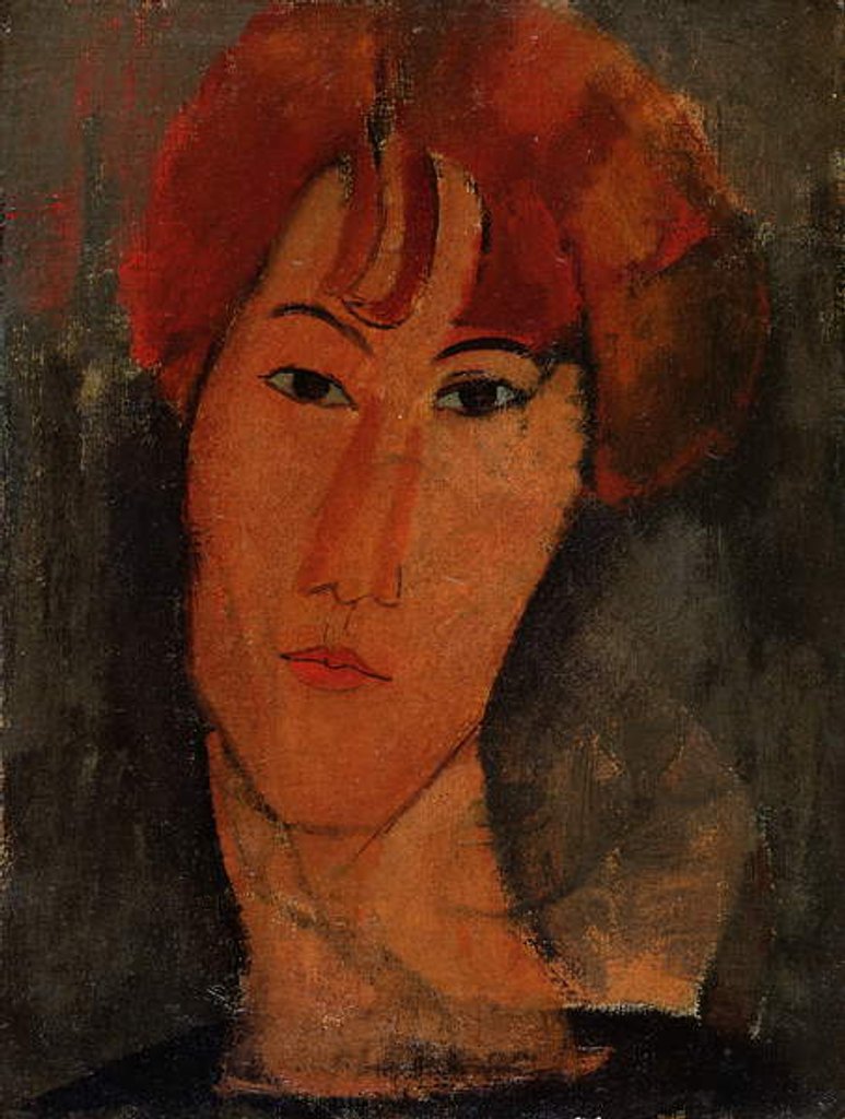 Detail of Portrait of Pardy, c.1915 by Amedeo Modigliani