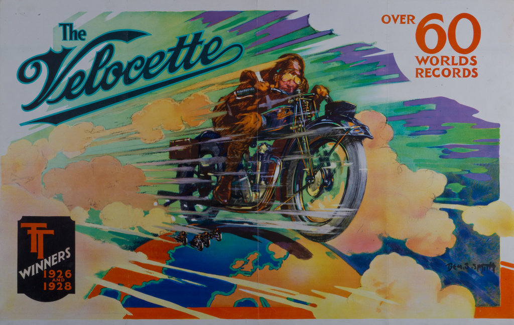 Detail of The Velocette: over 60 world records by Ben S. Smith