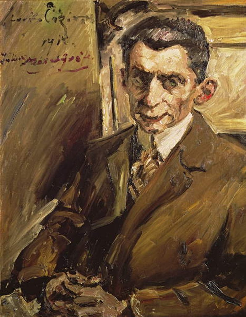 Detail of Portrait of Julius Meier-Grafe Art Historian, c.1912-14 by Lovis Corinth