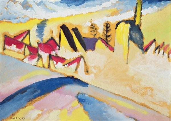 Detail of Study in Winter No. 2, c.1910 by Wassily Kandinsky