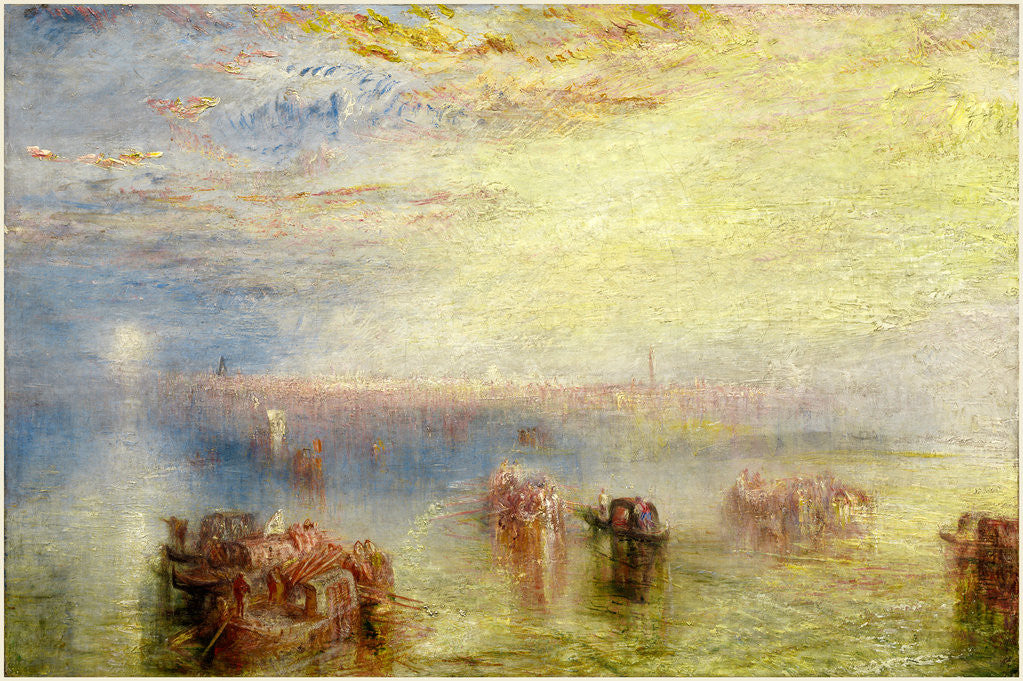 Detail of British, Approach to Venice, 1844 by Joseph Mallord William Turner