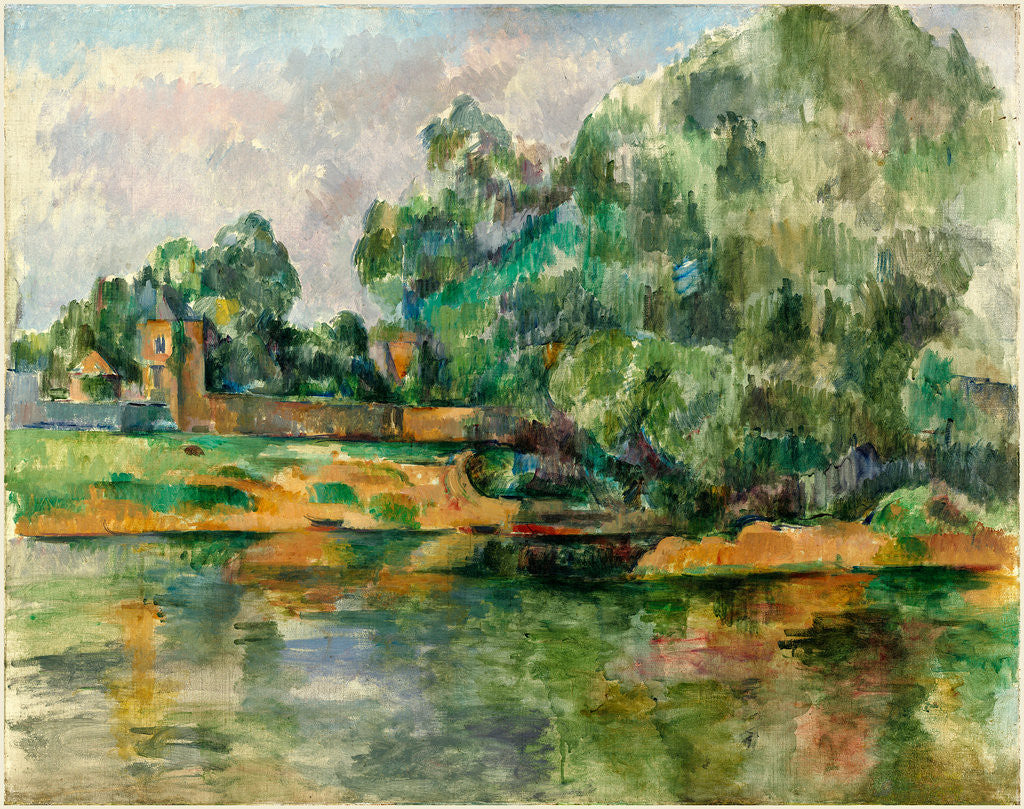 Detail of Riverbank, c. 1895 by Paul Cézanne