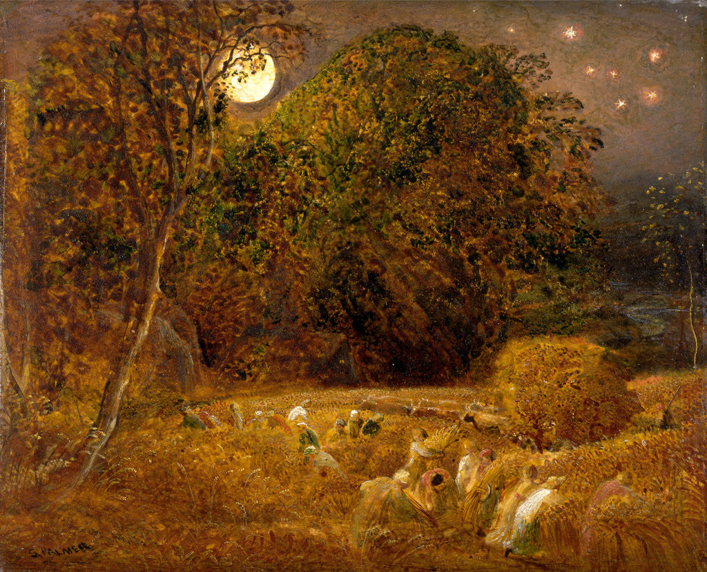 Detail of The Harvest Moon by Samuel Palmer