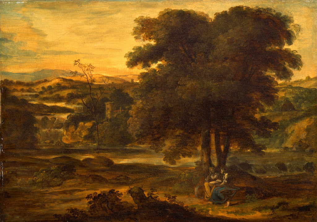 Detail of Classical Landscape by Alexander Runciman