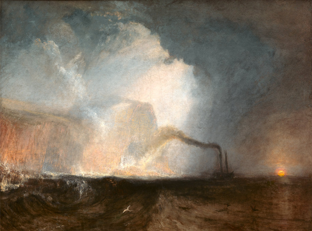 Detail of Staffa, Fingal's Cave by Joseph Mallord William Turner