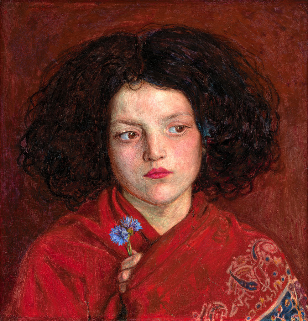 Detail of The Irish Girl by Ford Madox Brown
