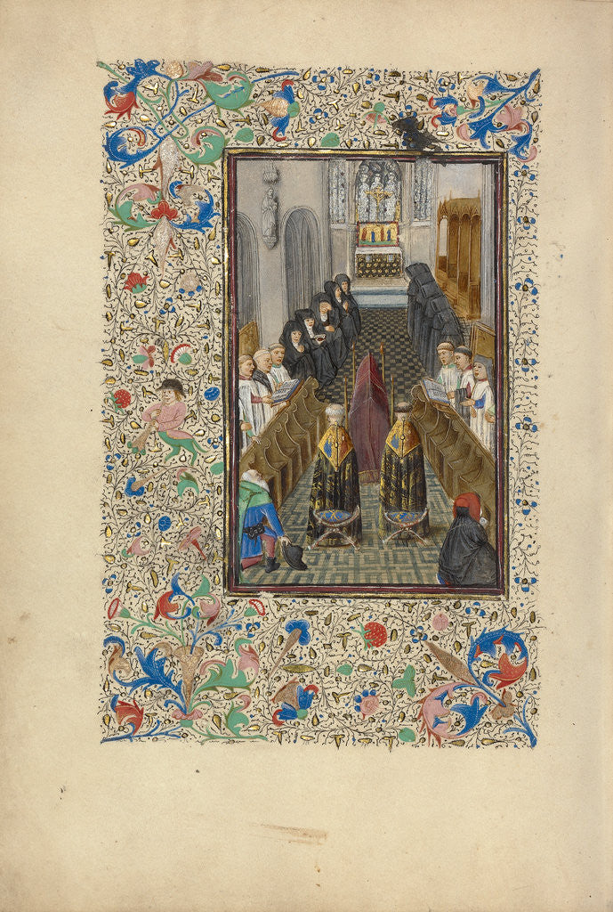 Detail of Office of the Dead by Master of the Llangattock Hours