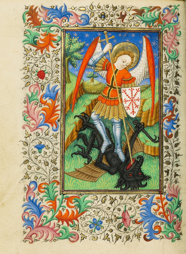 Saint Michael and the Dragon posters & prints by Master of Sir John Fastolf