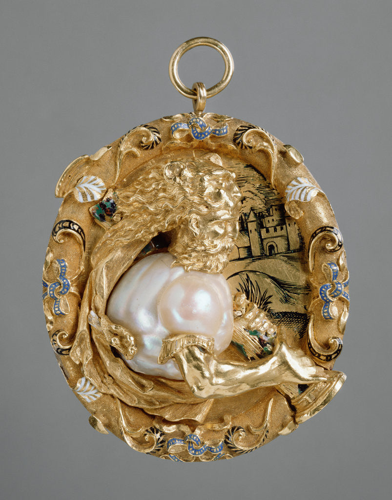 Detail of Hercules Pendant by Anonymous