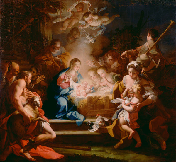 The Adoration of the Shepherds posters & prints by Sebastiano Conca