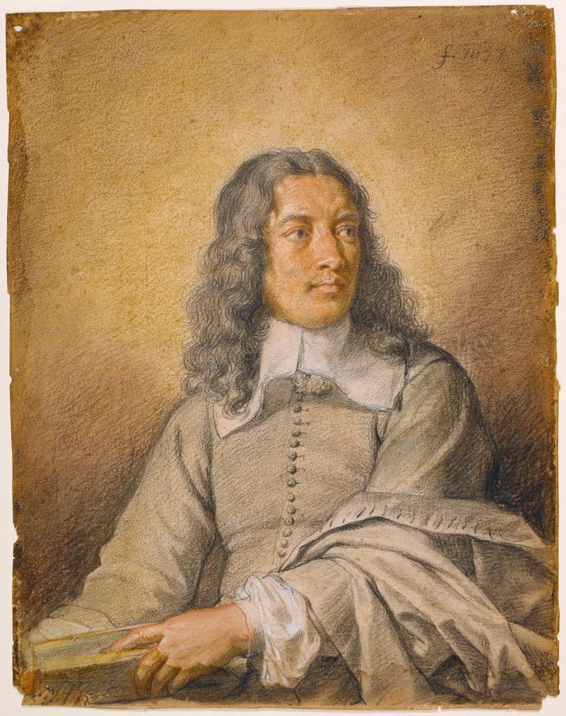Detail of Portrait of M. Quatrehomme du Lys by Charles Le Brun