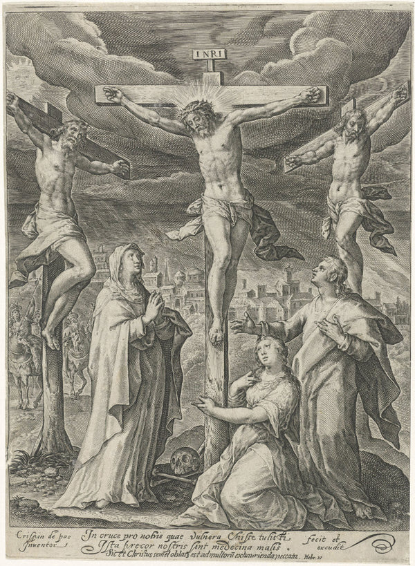 Crucifixion of Christ posters & prints by Crispijn van de Passe I