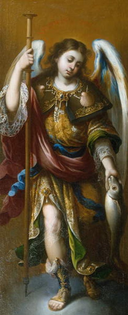 Detail of St Raphael by Andrés Pérez de Murillo