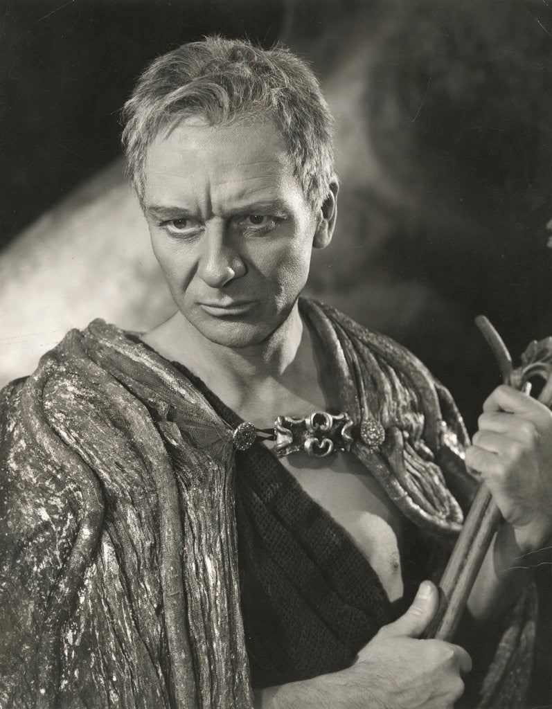 Detail of The Tempest 1957, John Gielgud as Prospero by Angus McBean