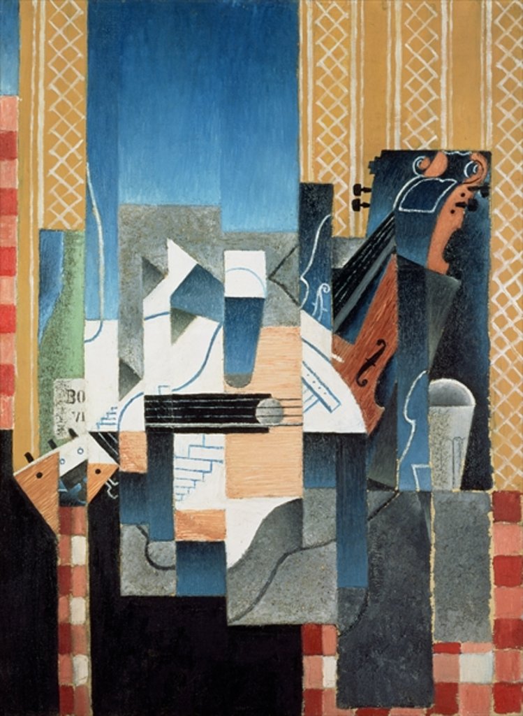 Detail of Still Life with Violin and Guitar, 1913 by Juan Gris