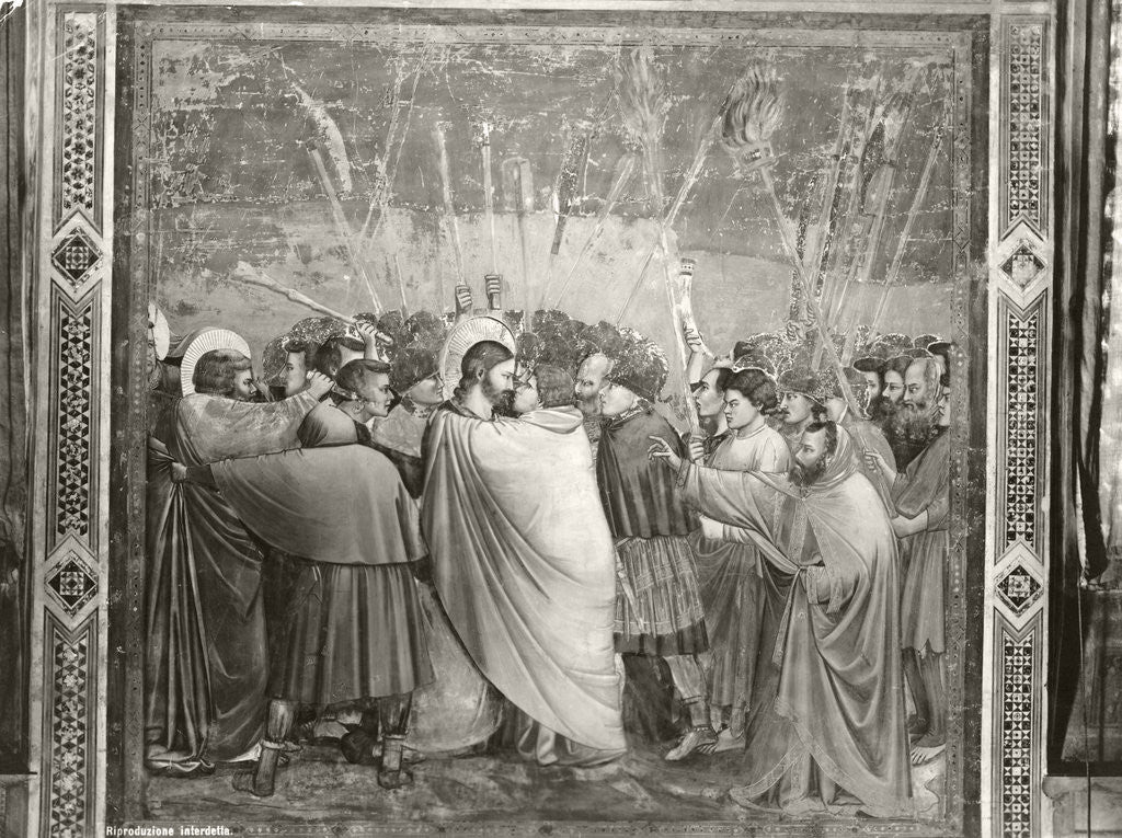 Detail of Judas Kissing Jesus by Corbis