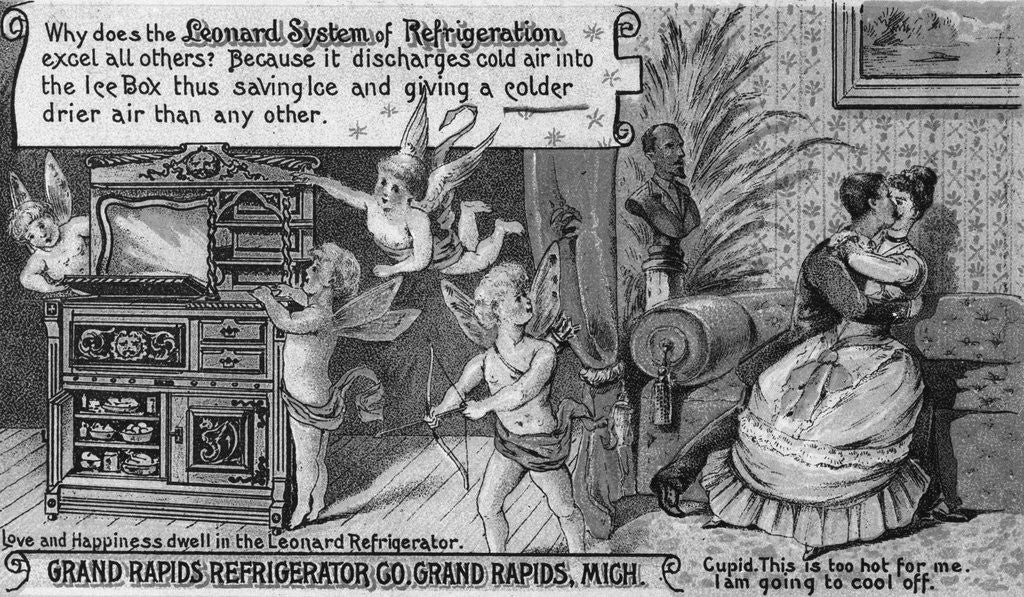 Detail of Leonard System of Refrigeration Print Advertisement by Corbis