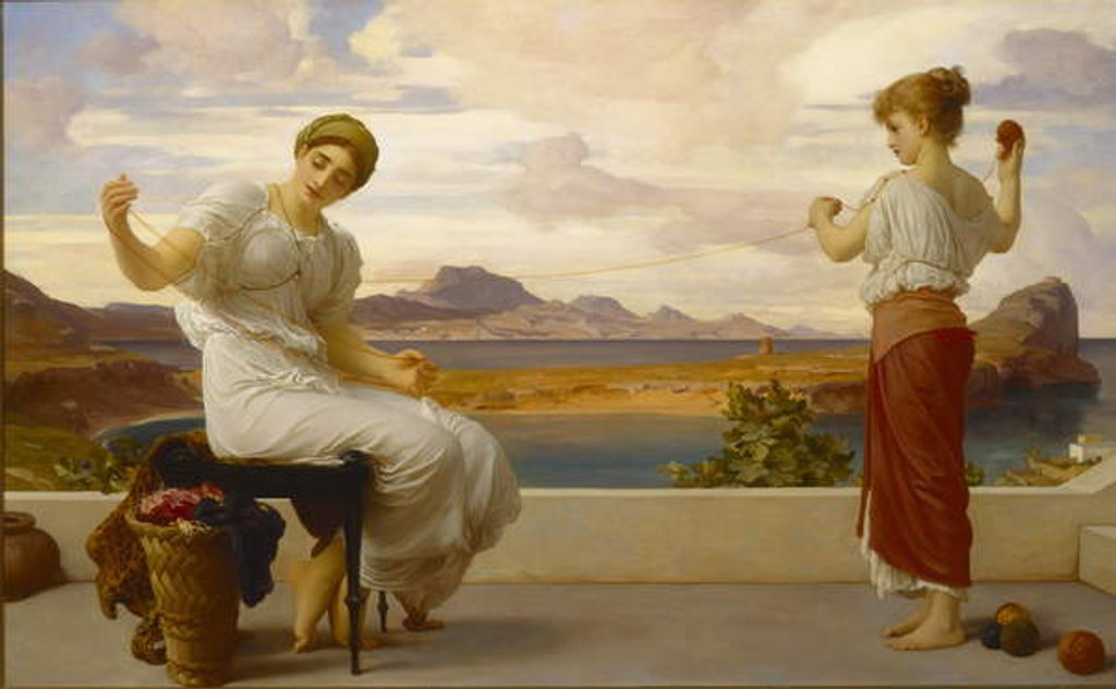 Detail of Winding the Skein, c.1878 by Frederic Leighton