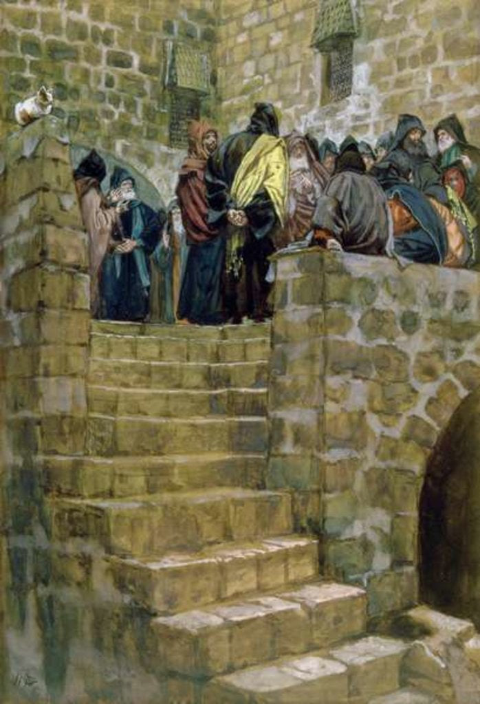 Detail of The Evil Counsel of Caiaphas by James Jacques Joseph Tissot
