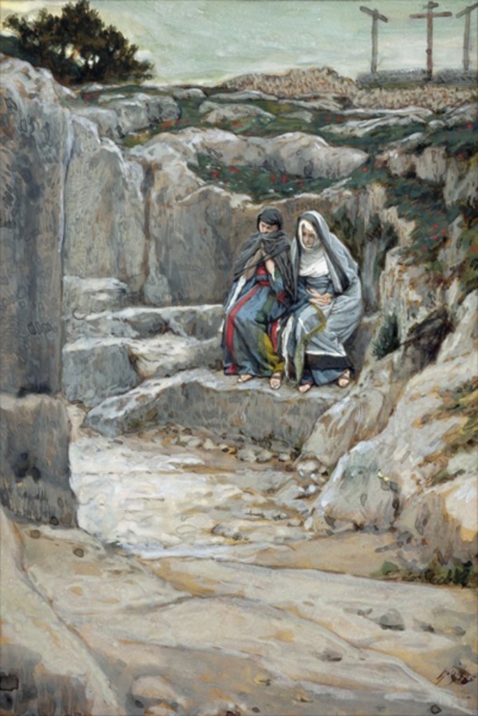 Detail of The Two Marys Watch the Tomb by James Jacques Joseph Tissot