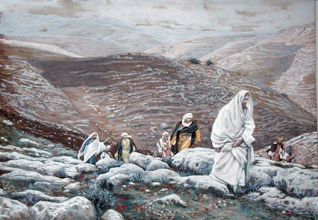 Detail of Jesus Goes Up into Jerusalem by James Jacques Joseph Tissot