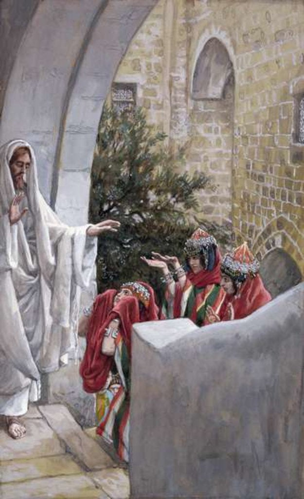 Detail of Healing of the Canaanite's Daughter by James Jacques Joseph Tissot