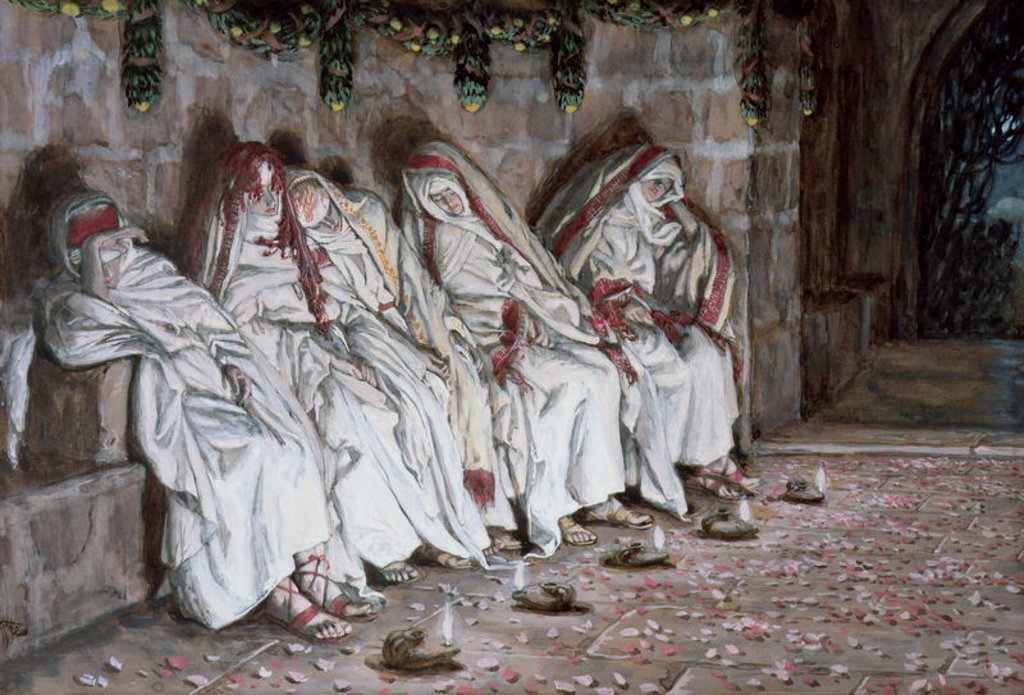 Detail of The Foolish Virgins by James Jacques Joseph Tissot