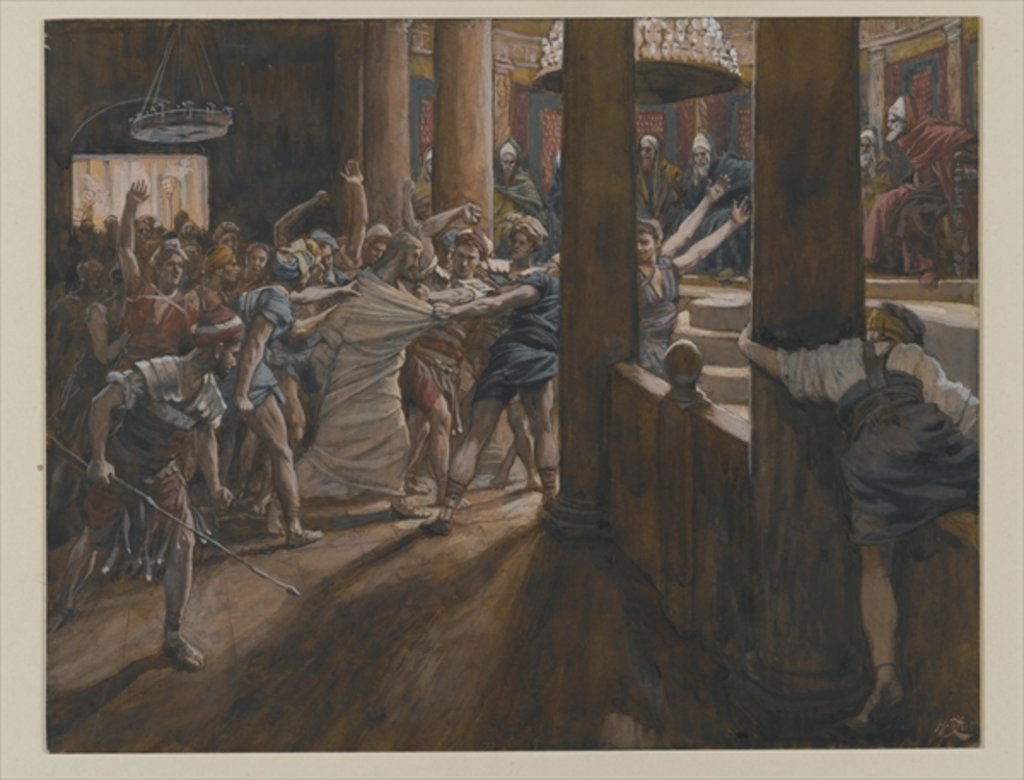 Detail of The Tribunal of Annas by James Jacques Joseph Tissot