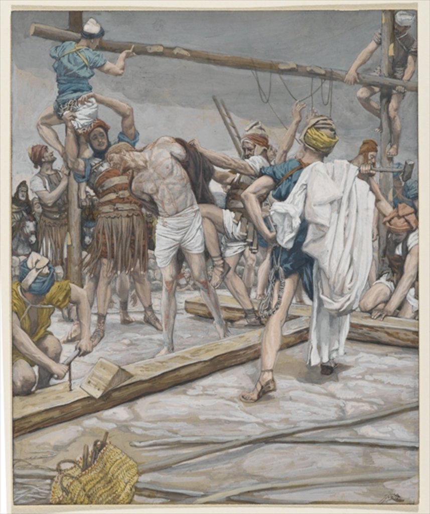 Detail of Jesus Stripped of His Clothing by James Jacques Joseph Tissot