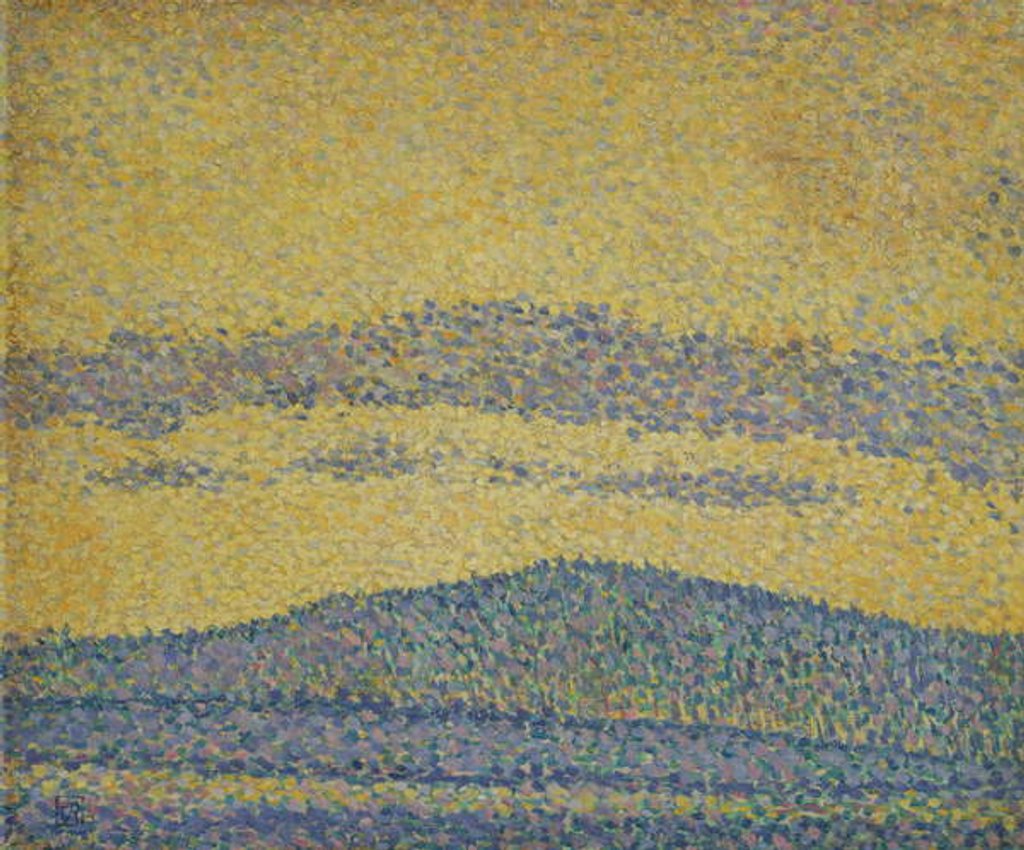Detail of Landscape by Theo van Rysselberghe