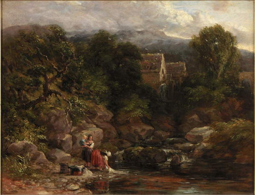 Detail of Pandy Mill, 1843 by David Cox
