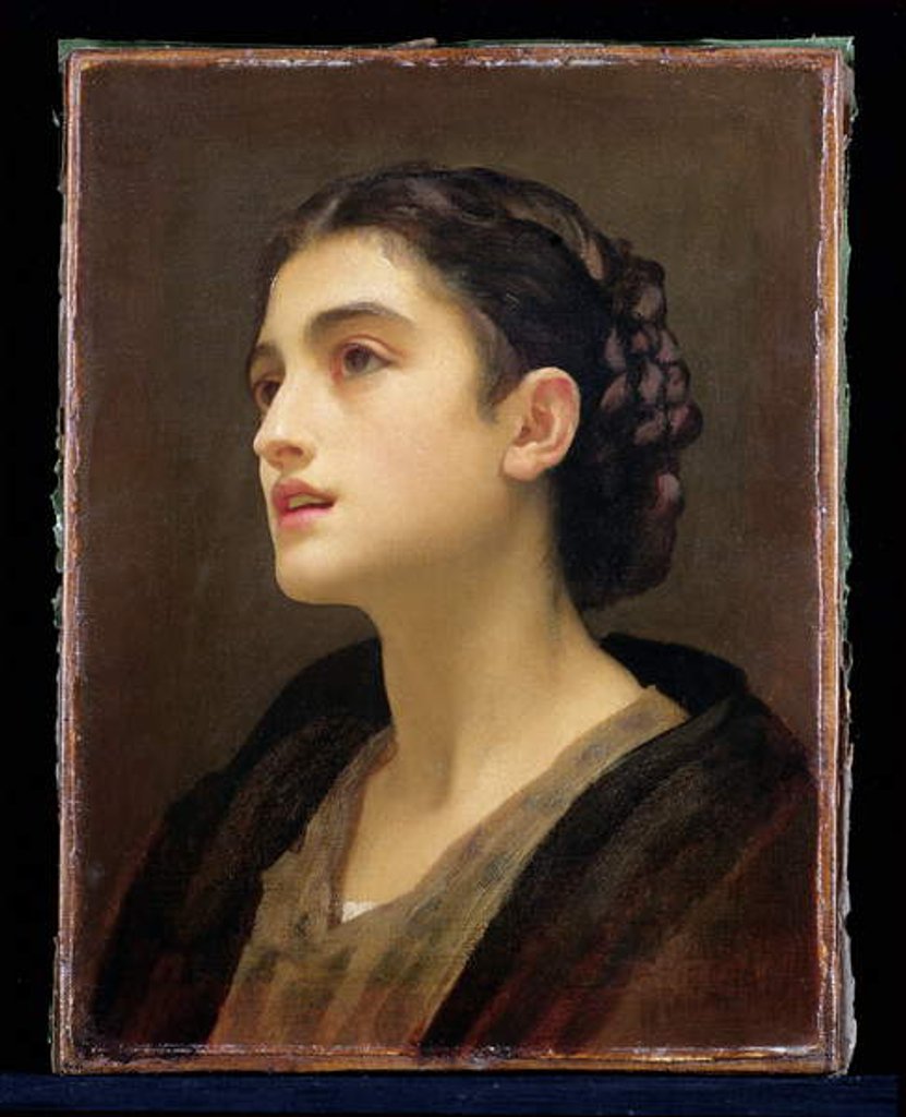 Detail of Study of a Lady by Frederic Leighton