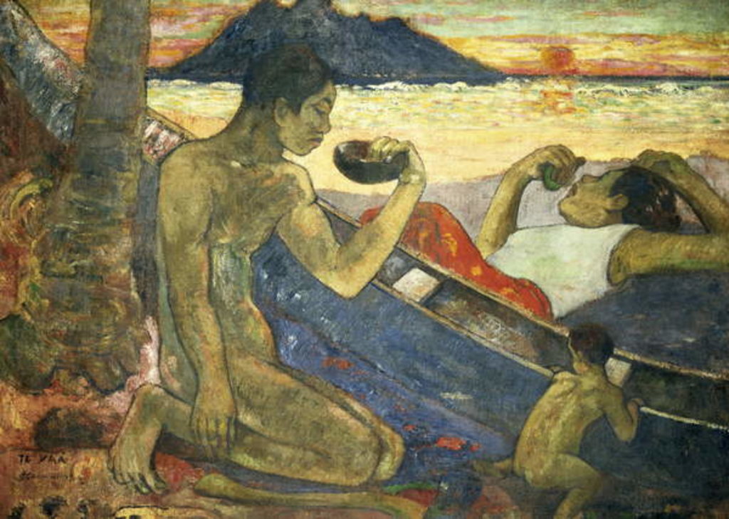 Detail of A Canoe, 1896 by Paul Gauguin