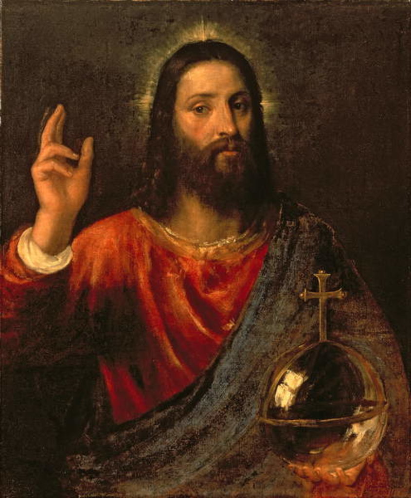 Detail of Christ Saviour, c.1570 by Titian