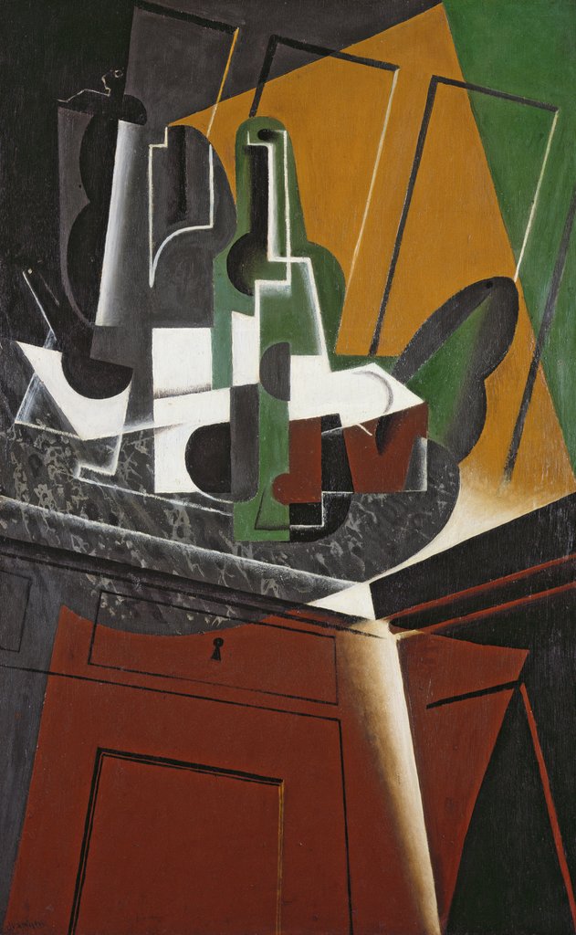 Detail of The Sideboard, 1917 by Juan Gris