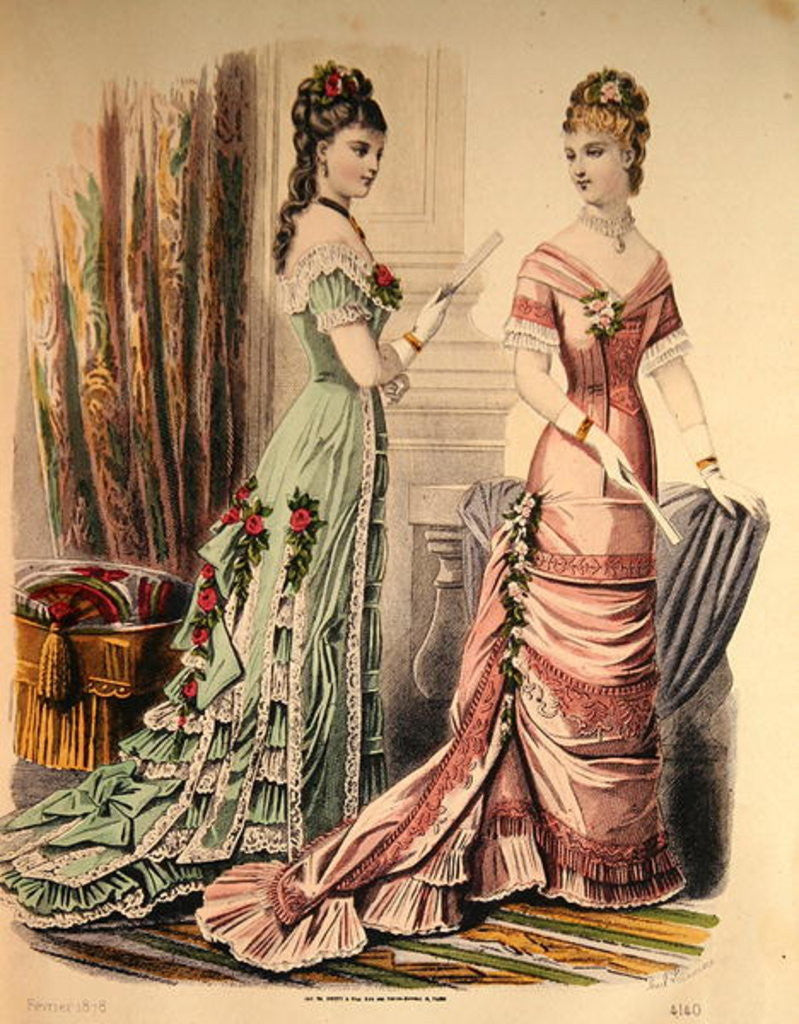 Detail of Paris fashion by French School