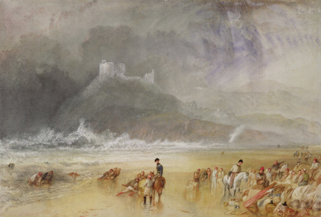 Detail of Criccieth Castle, North Wales, c.1835 by Joseph Mallord William Turner